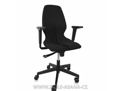 Ergonomická židle Ásana Spektra Textil, Black